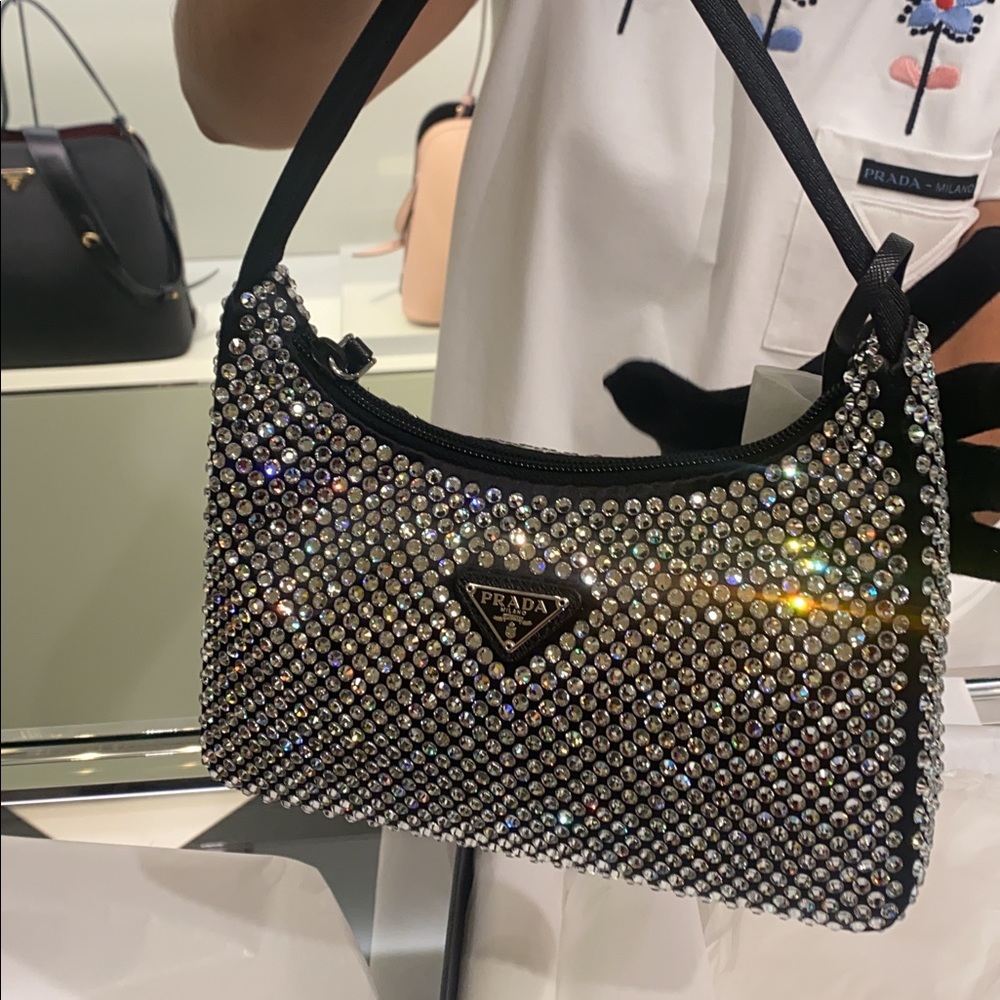 Prada Mini Bag with Crystals